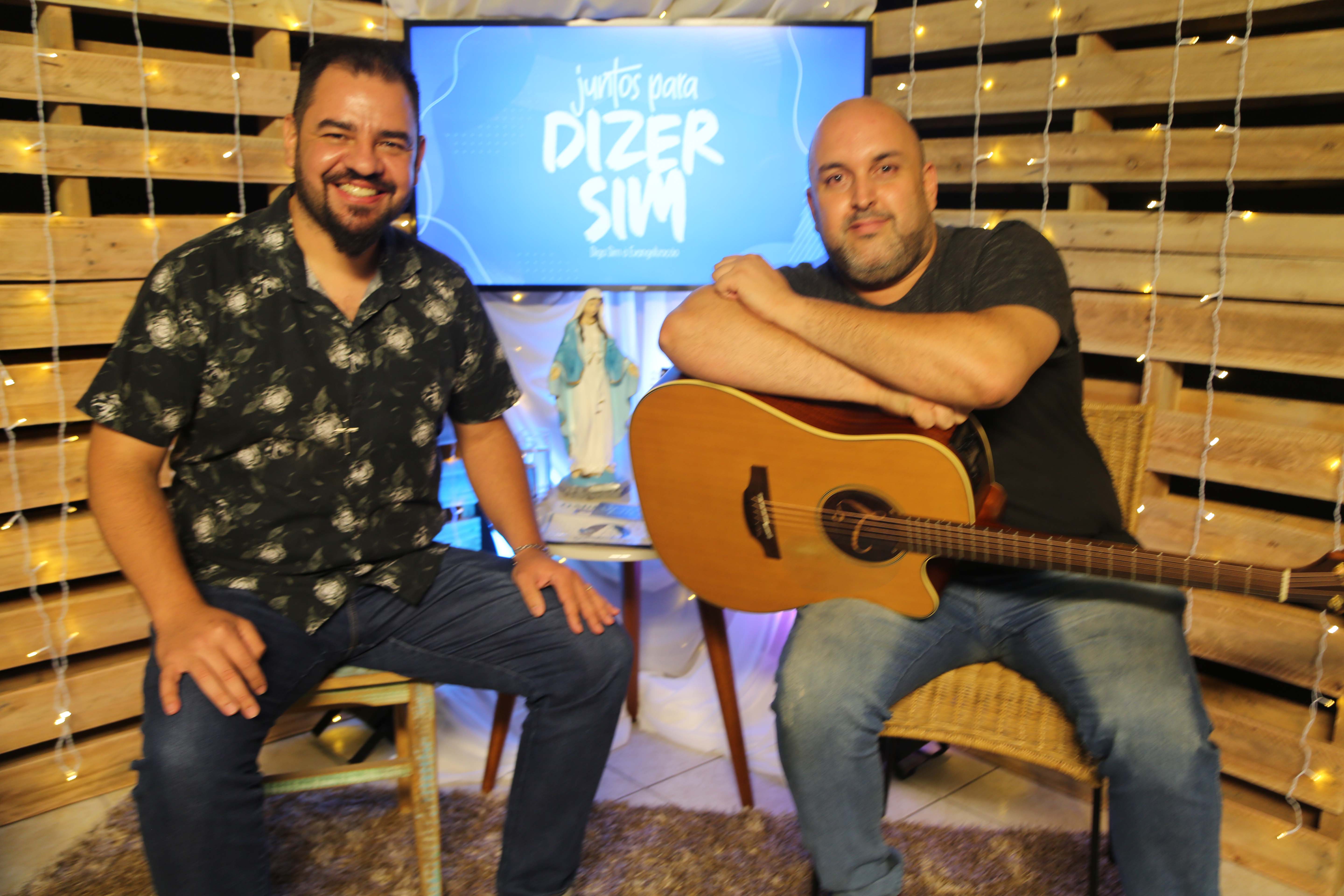 Fabiano Ramos e André no programa