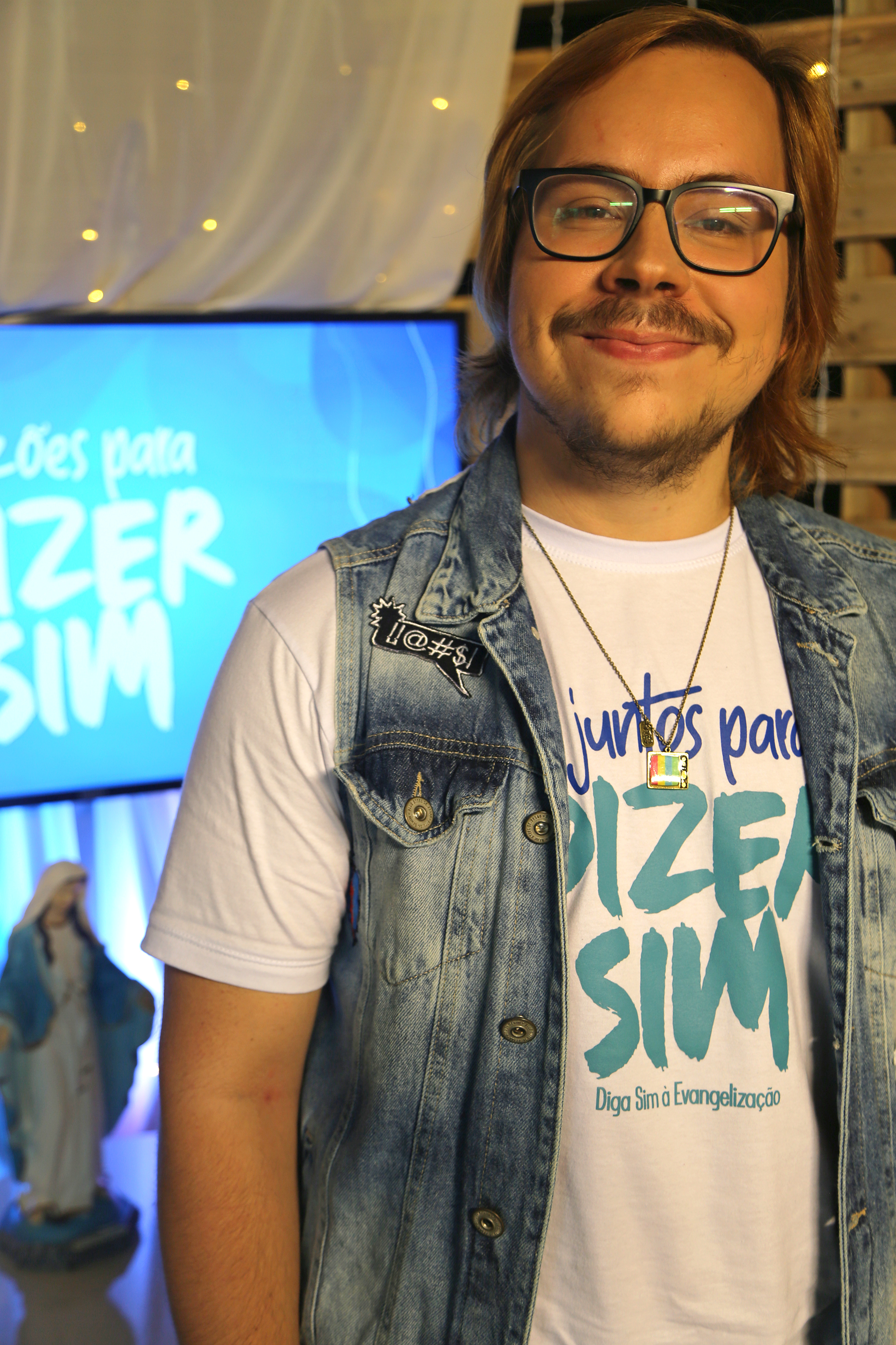 Gabriel Queiroz, produtor da Rádio Imaculada