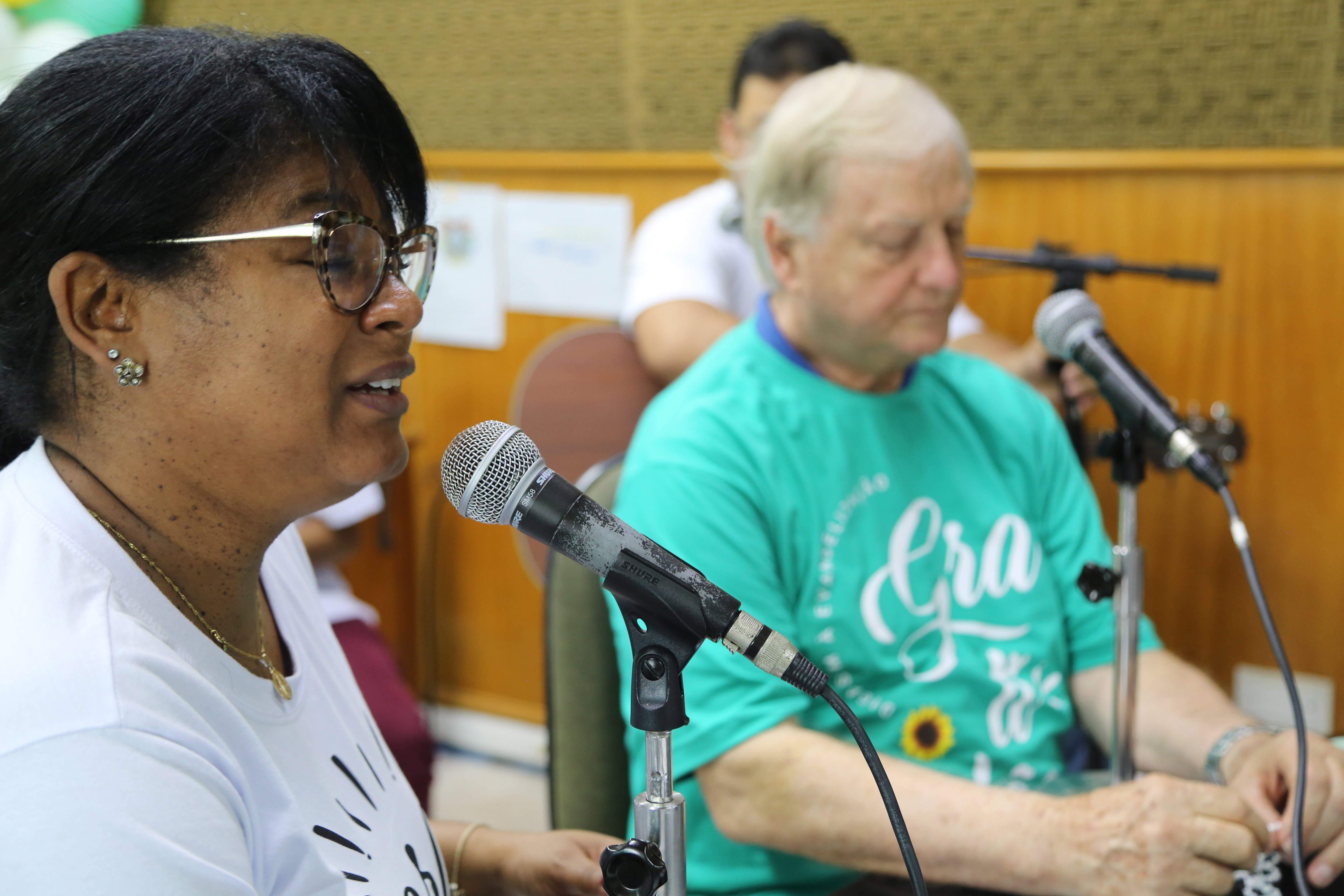 Angelica Lima e Frei Sebastião no Especial Diga Sim à Evangelização na Rádio Imaculada 1490 AM