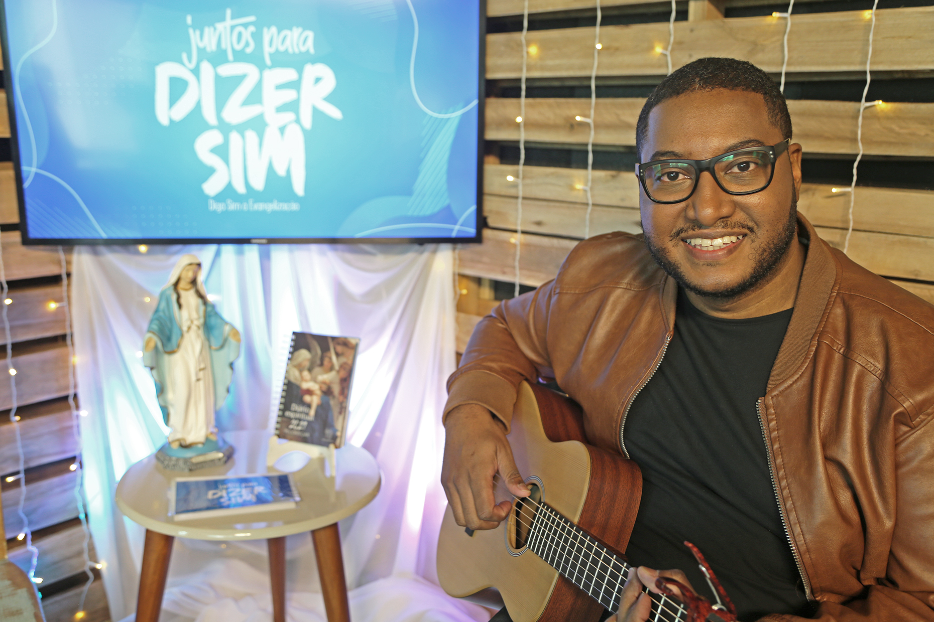 Cantor Eduardo Cruz no programa