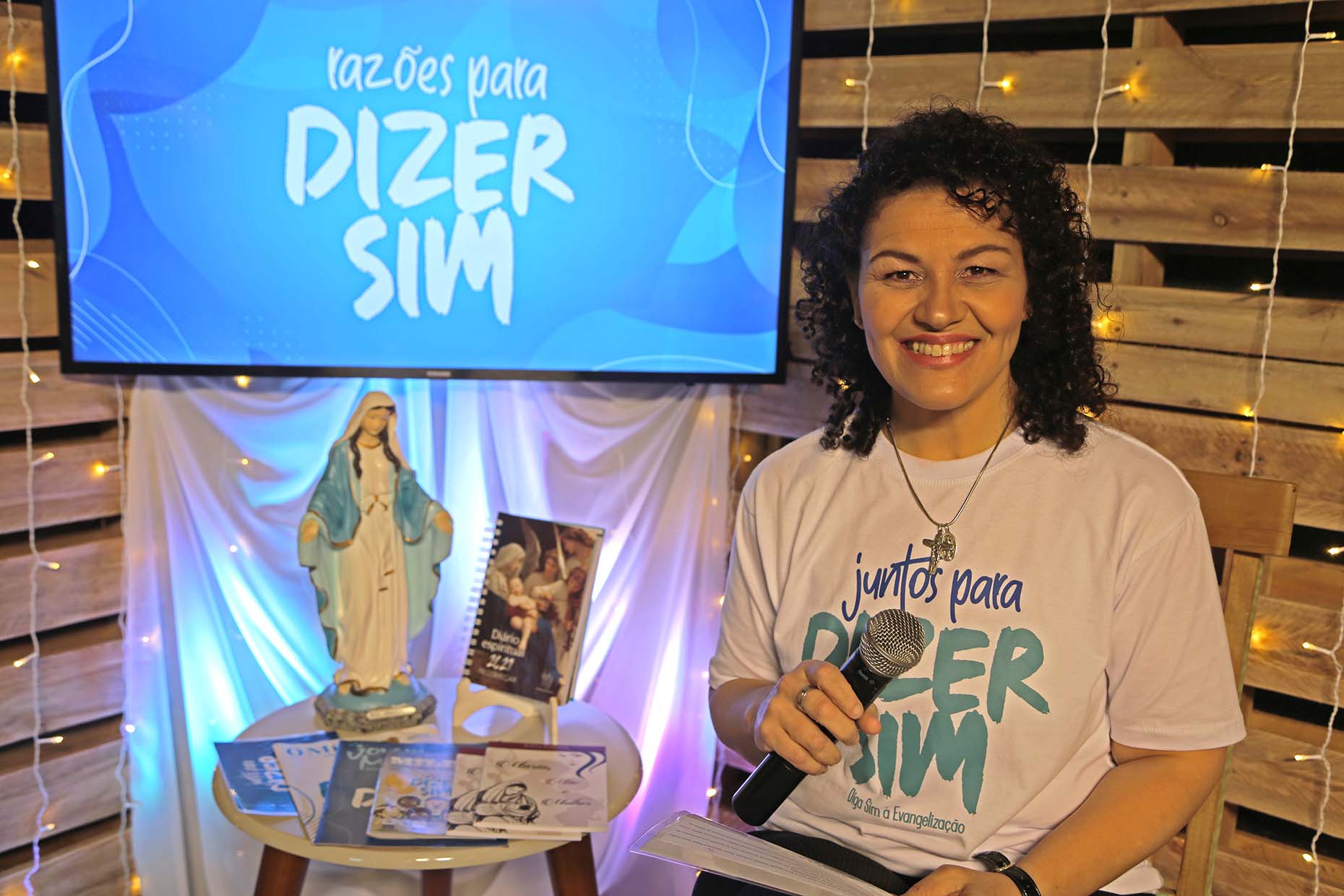Missionária Marisa no programa